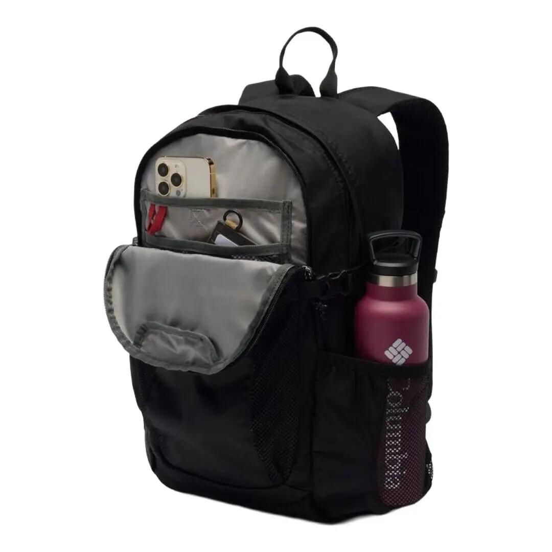 Mochila Negra Columbia Castle Crest Black 20L Ligera y Resistente 3/5