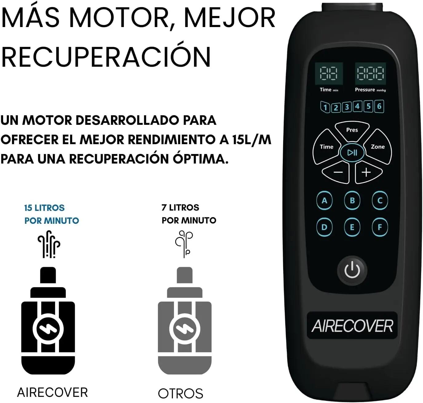 AIR MAX 2.0 - Presoterapia per uso domestico, con 6 camere 6/8