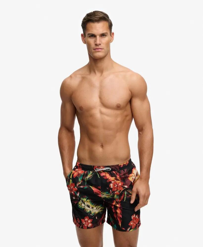 superdry Calções de banho Hawaiian Print 16" fit relaxed – Poliéster reciclado 2/7