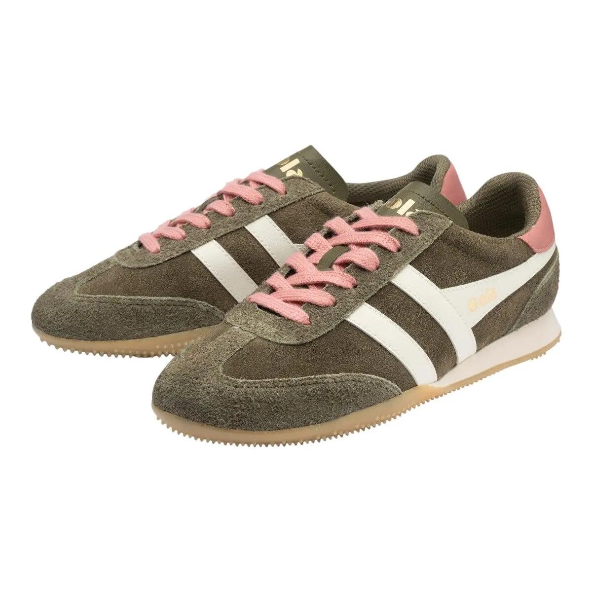 Baskets Femme Baskets Gola SPRINTER SUEDE Vert Gola 3/5