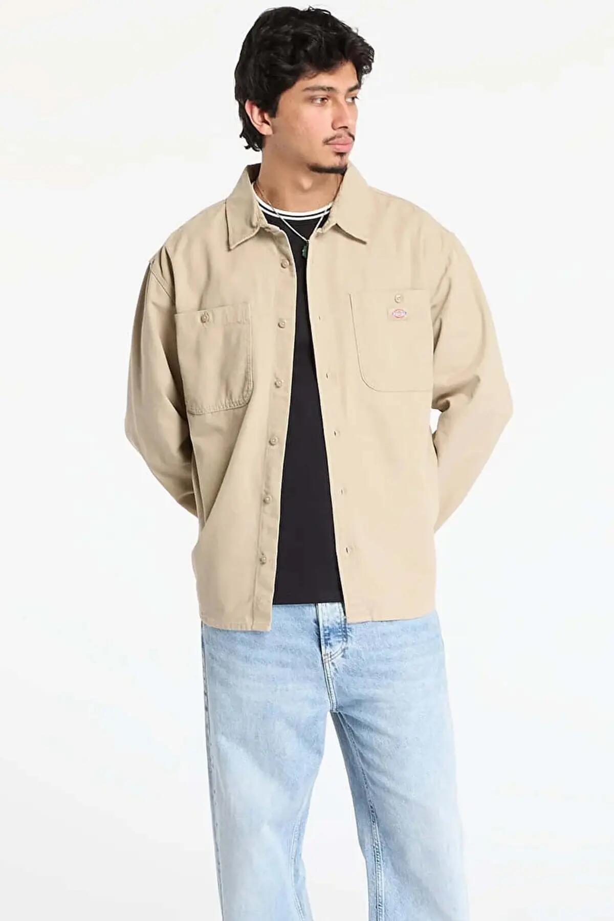 Jaqueta Dickies Modelo Dk0a87pr0ds1 Cor Bege 4/5