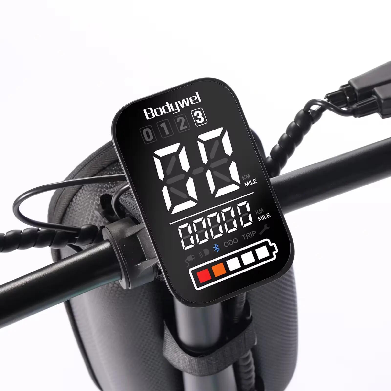 Bicicleta Elétrica Dobrável T16 Pro 14" 36V 7.8Ah 50km APP Mini E-Bike 3/6