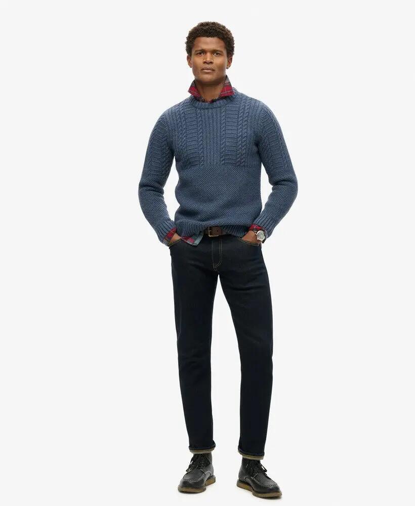 superdry Maglione Jacob lavorato a trecce – caldo e vintage 2/6