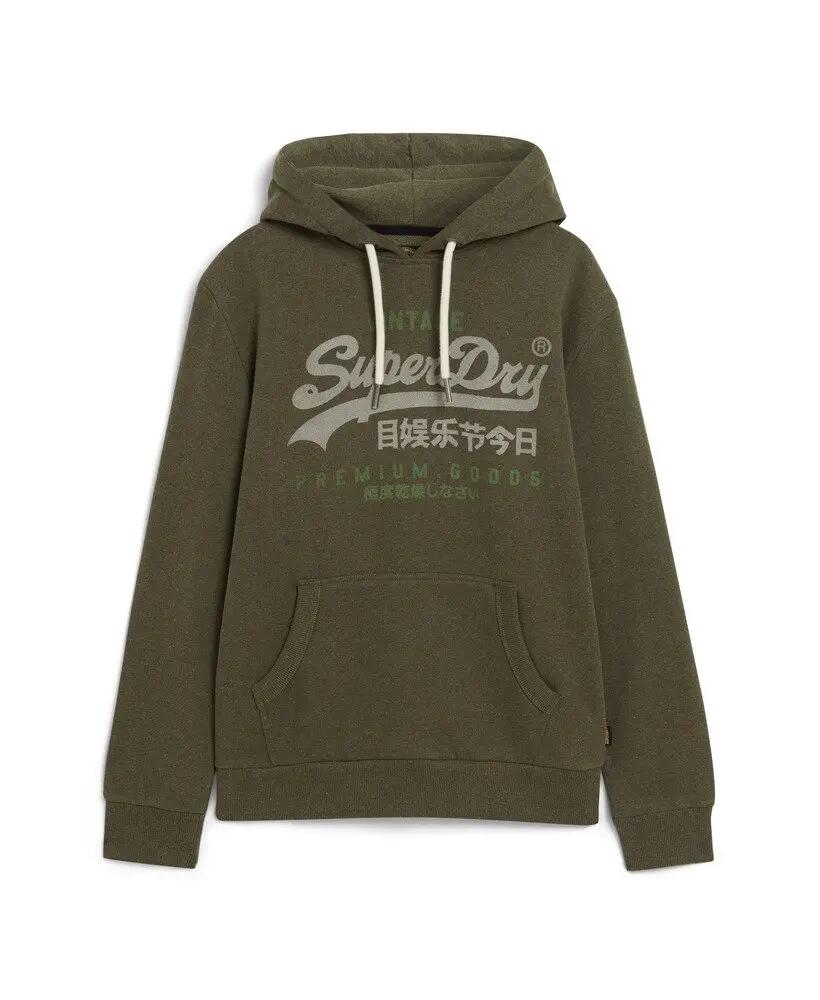 superdry Felpa Classic Vintage Logo Heritage in materiali riciclati 7/7