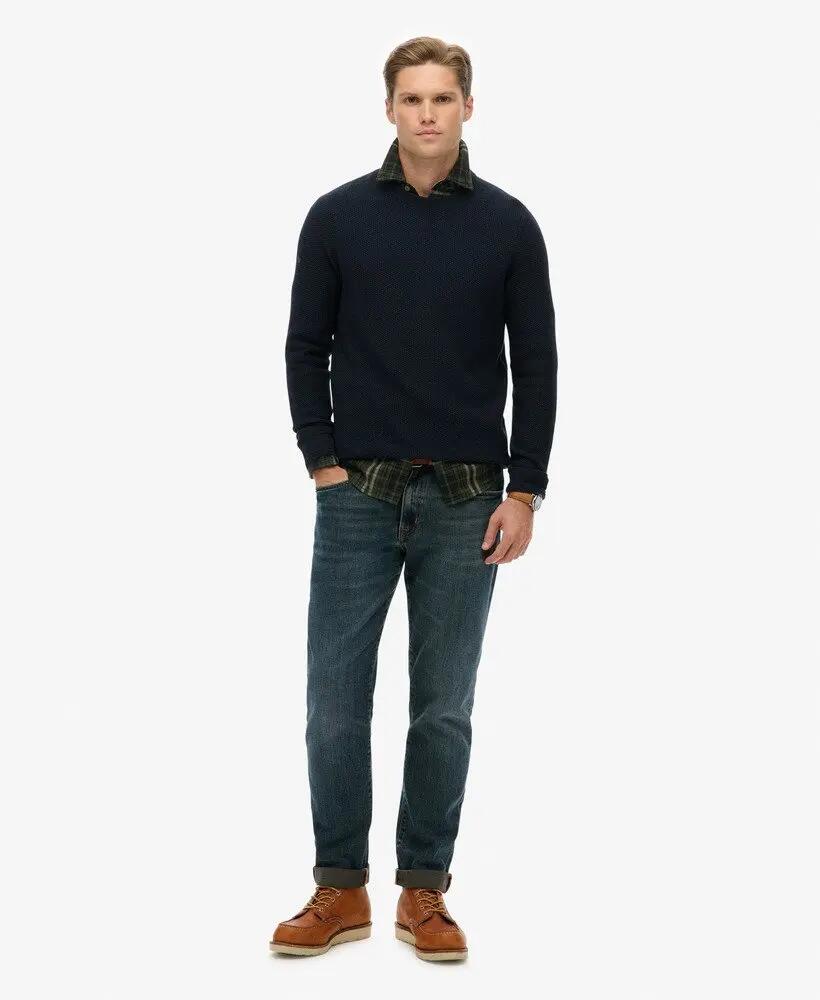 superdry Maglia leggera in cotone strutturato – Vestibilità relaxed 3/5