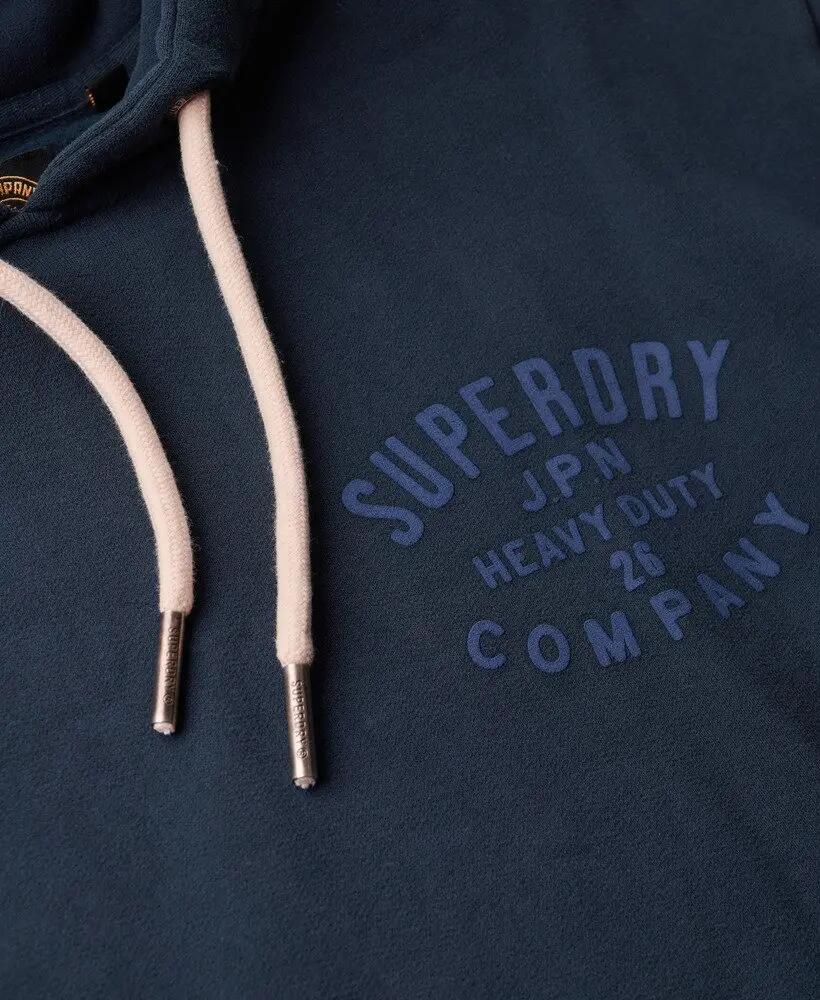 superdry Sudadera con capucha Machined Goods Workwear en algodón reciclado 5/6