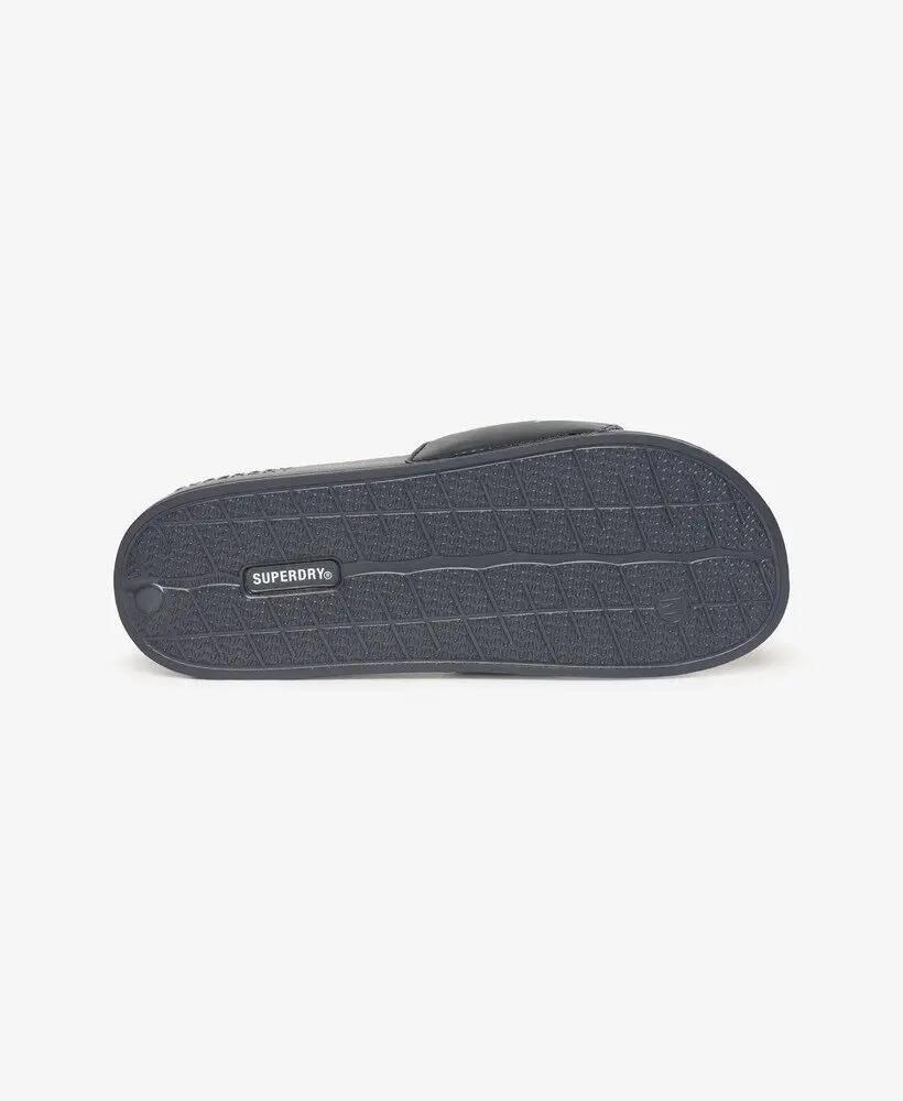 superdry Core Pool Sliders – Badeschlappen Deep Marineblau/Optic 7/7
