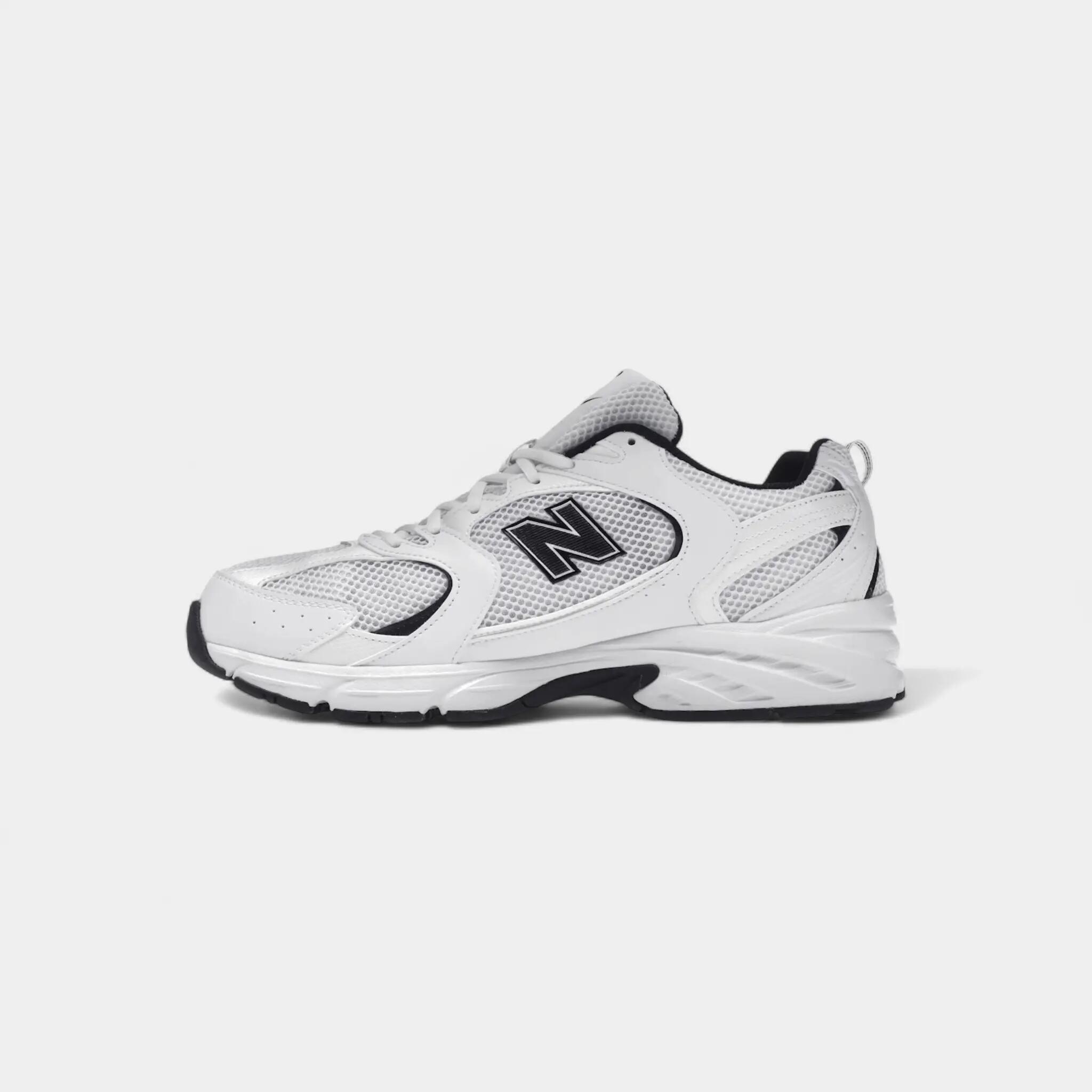 New Balance 530 White Black Details 4/5