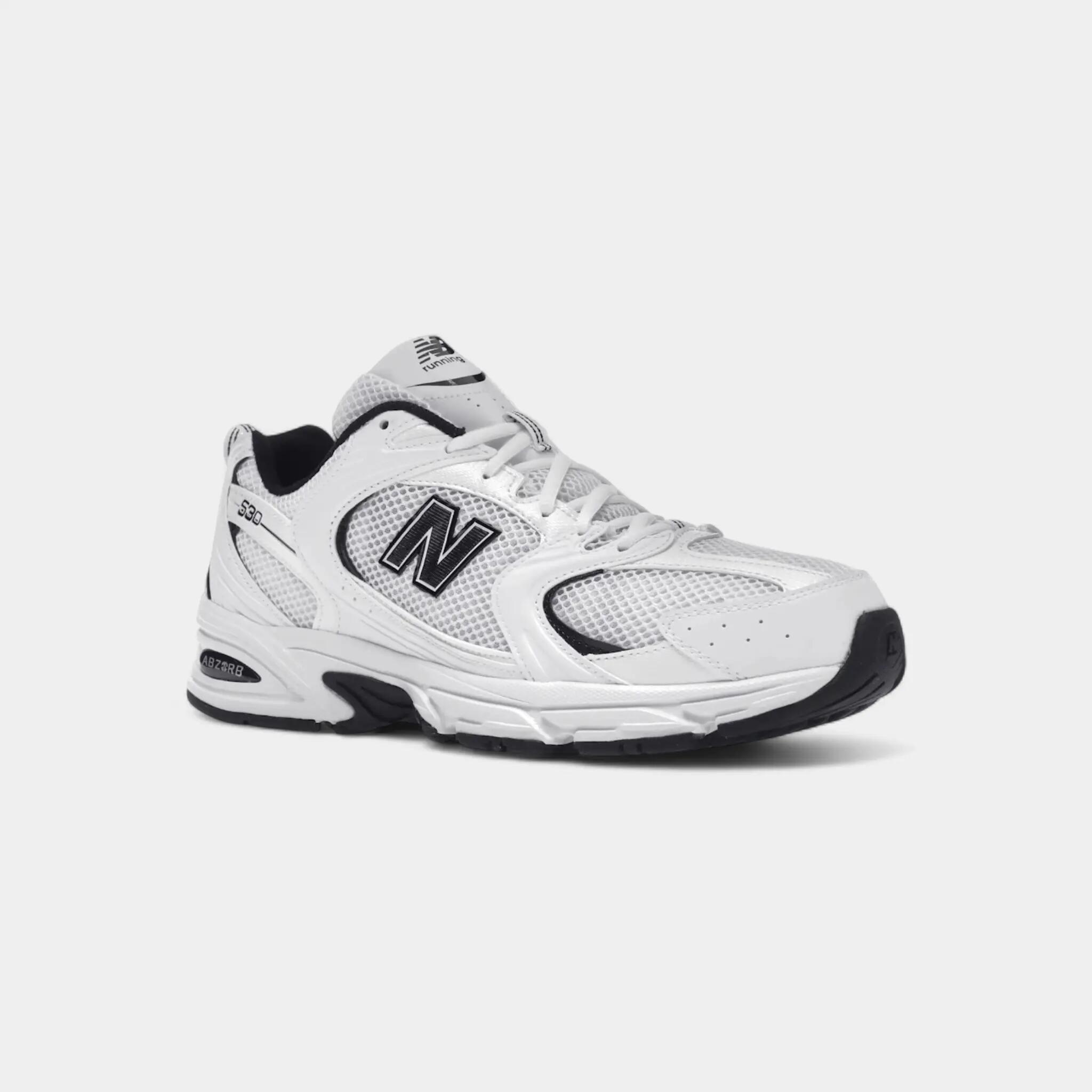 New Balance 530 White Black Details 2/5
