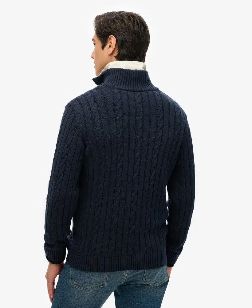 superdry Camisola meia‑zíper em algodão biológico – Classic Fit 4/6