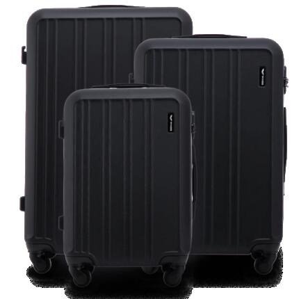 Walizka kabinowa Wings 20" HARRIER Black