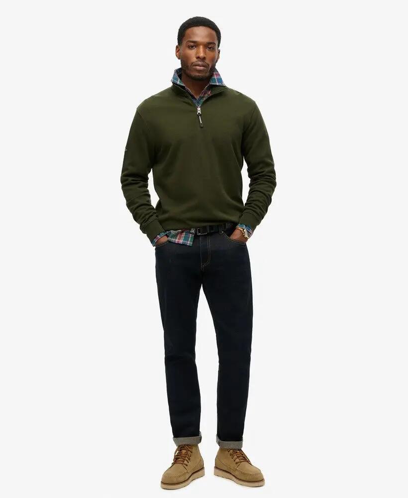 superdry Sweatshirt demi-zip Utility Logo en coton recyclé – Surplus Goods 2/6
