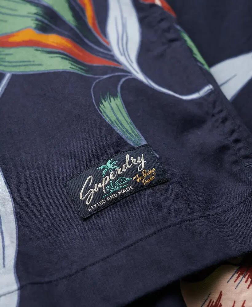 superdry Camicia hawaiana maniche corte Dark Navy Hawaiian 6/7