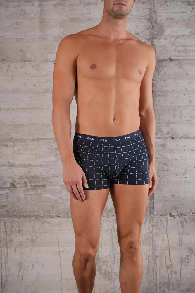MAN BOXER ELASTIC WITH LOGO BOX OF 3 PIECES 3/6