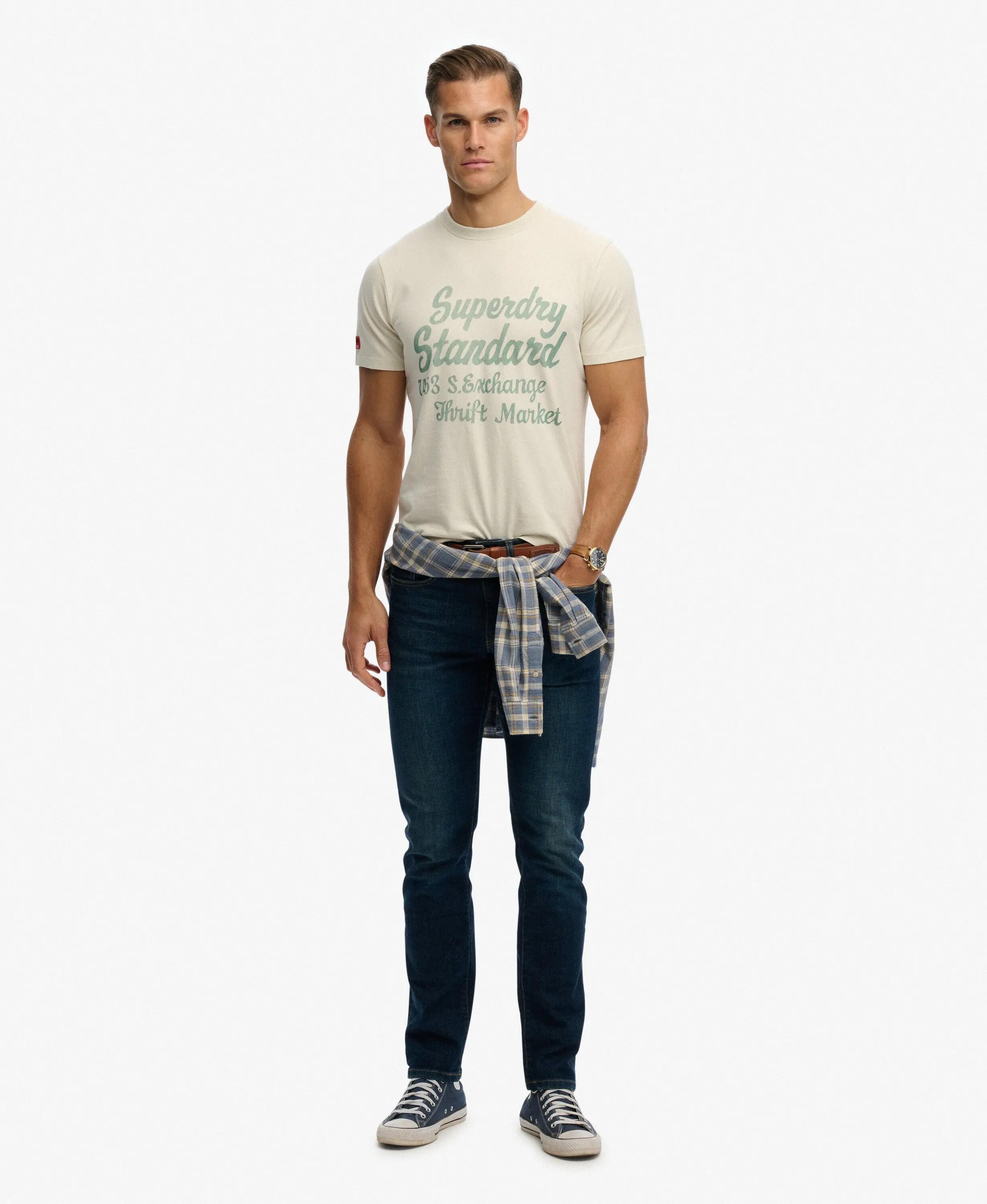 superdry T-shirt Industry Worker Relaxed – coupe décontractée, coton 3/6