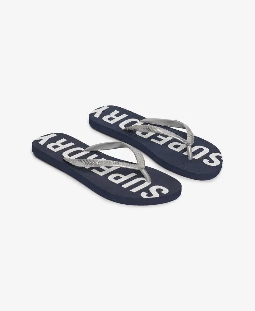 superdry Chinelos Code Core Sport — Borracha e EVA, Eclipse Navy/Metallic Silver 2/7
