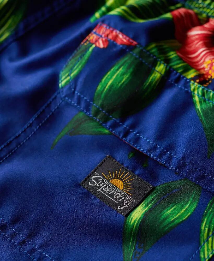 superdry Short de bain imprimé hawaïen 17" en polyester recyclé 5/7
