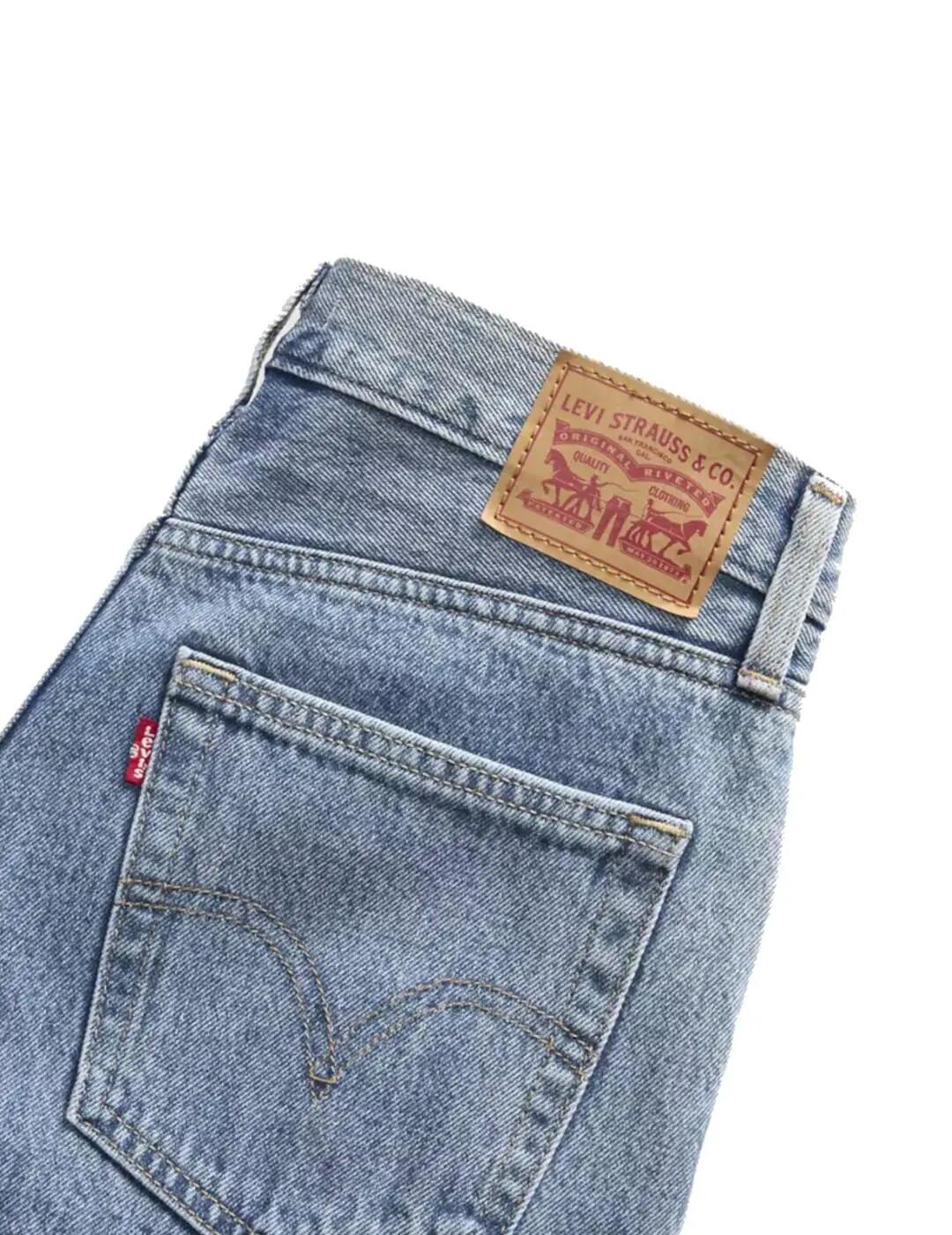 Shorts donna Levis Jorts middy blu. 2/4