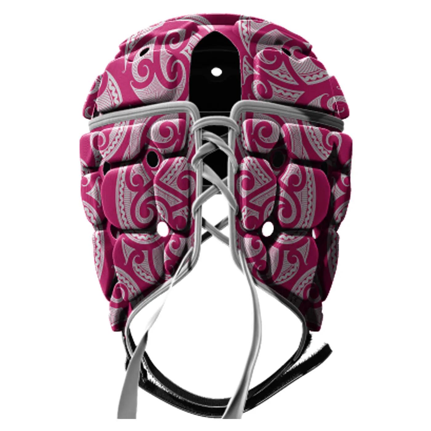 Casco da rugby Impact V2 Tribal Rosa e bianco 2/3