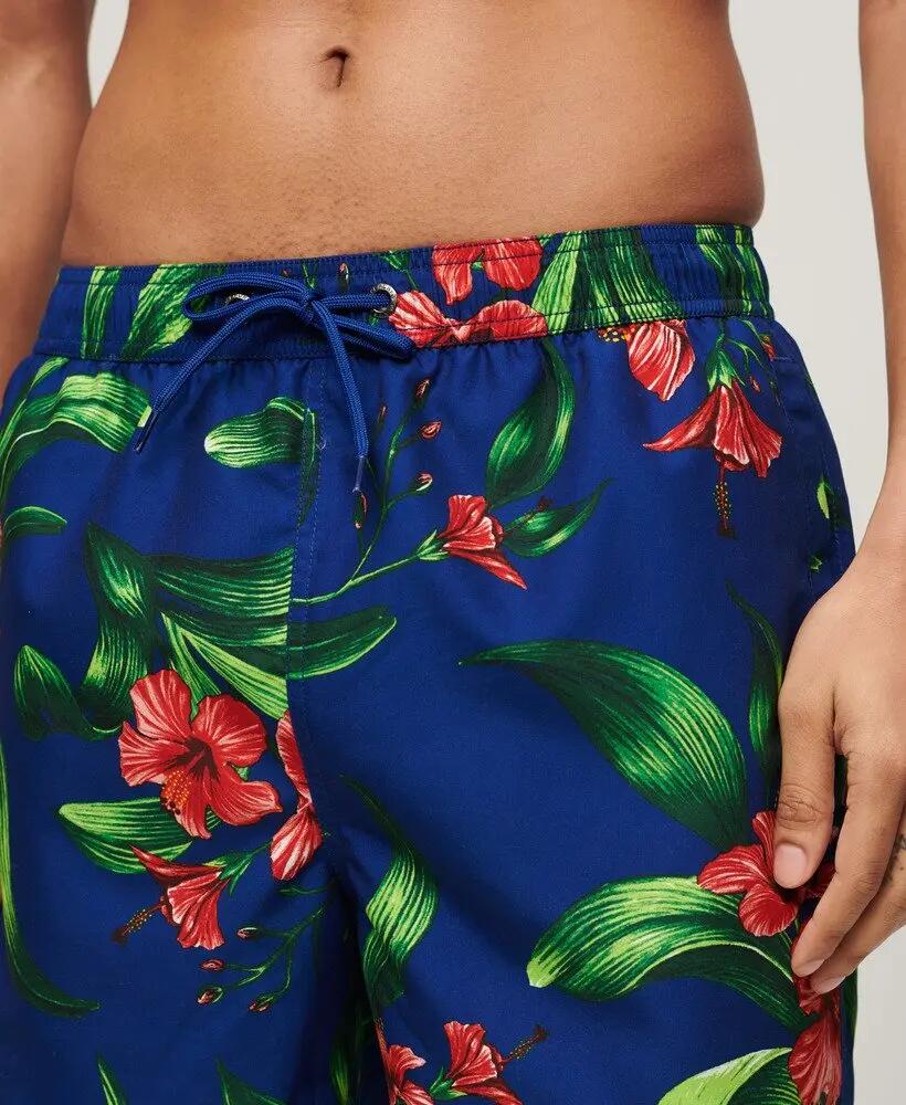 superdry Short de bain imprimé hawaïen 17" en polyester recyclé 3/7