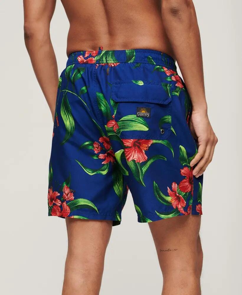 superdry Short de bain imprimé hawaïen 17" en polyester recyclé 2/7