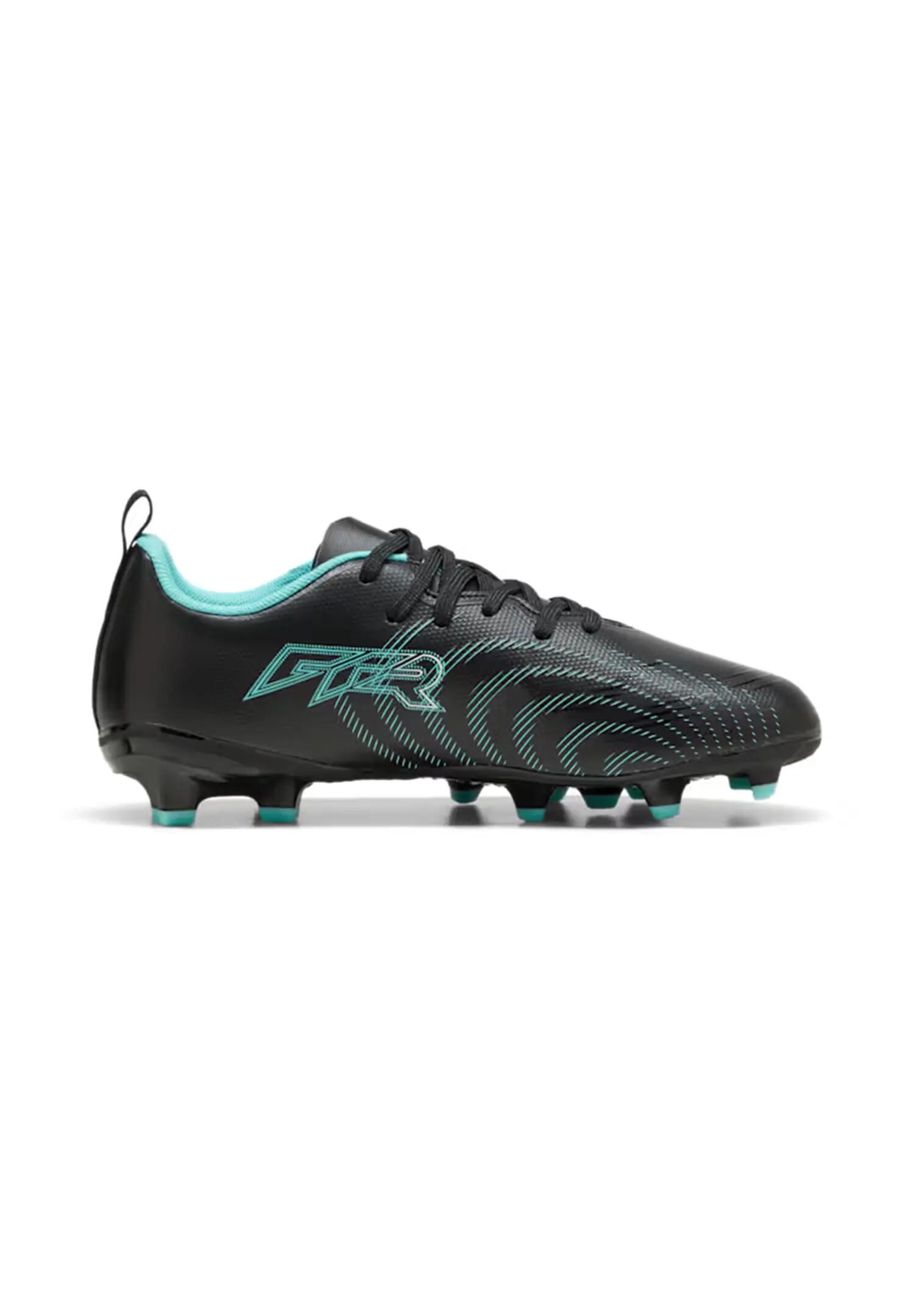 PUMA Teenager FUTURE 9 PLAY FG/AG  Black-Intense Mint-White 4/5