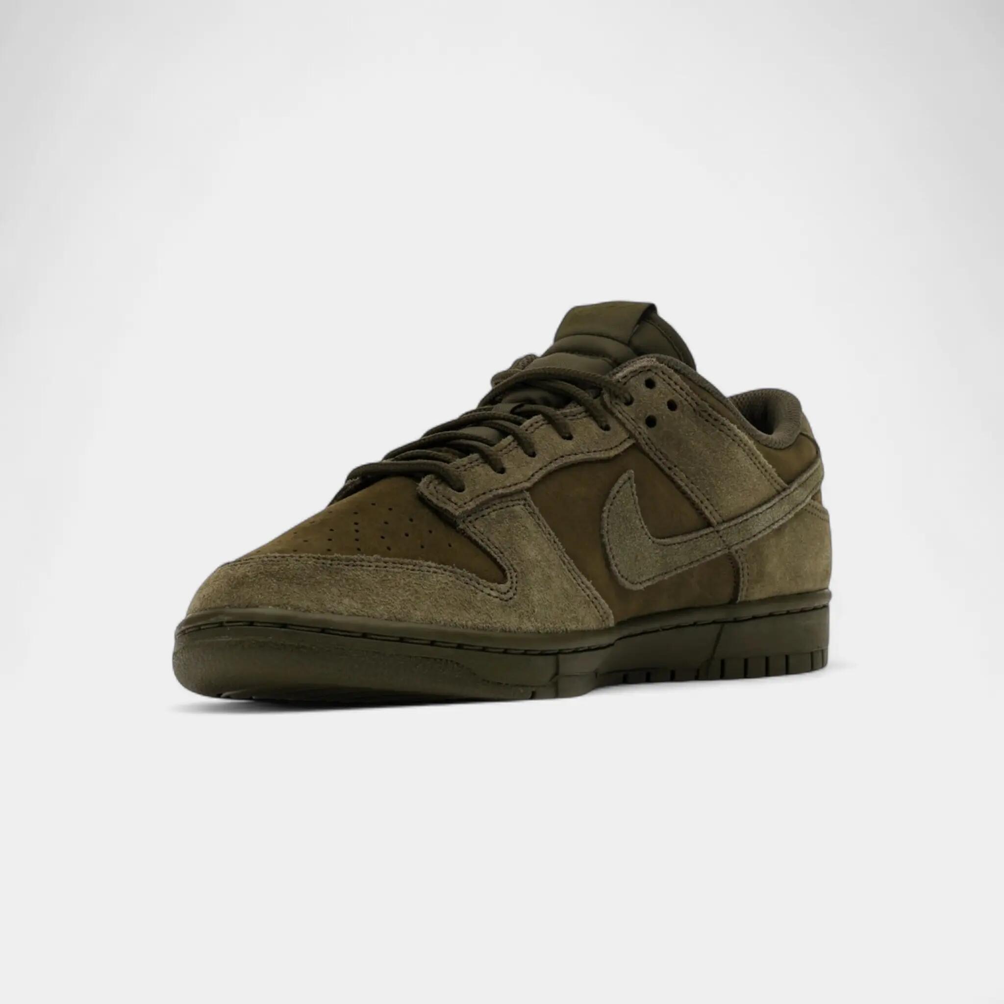 Nike Dunk Low SE Olive Canvas 3/5