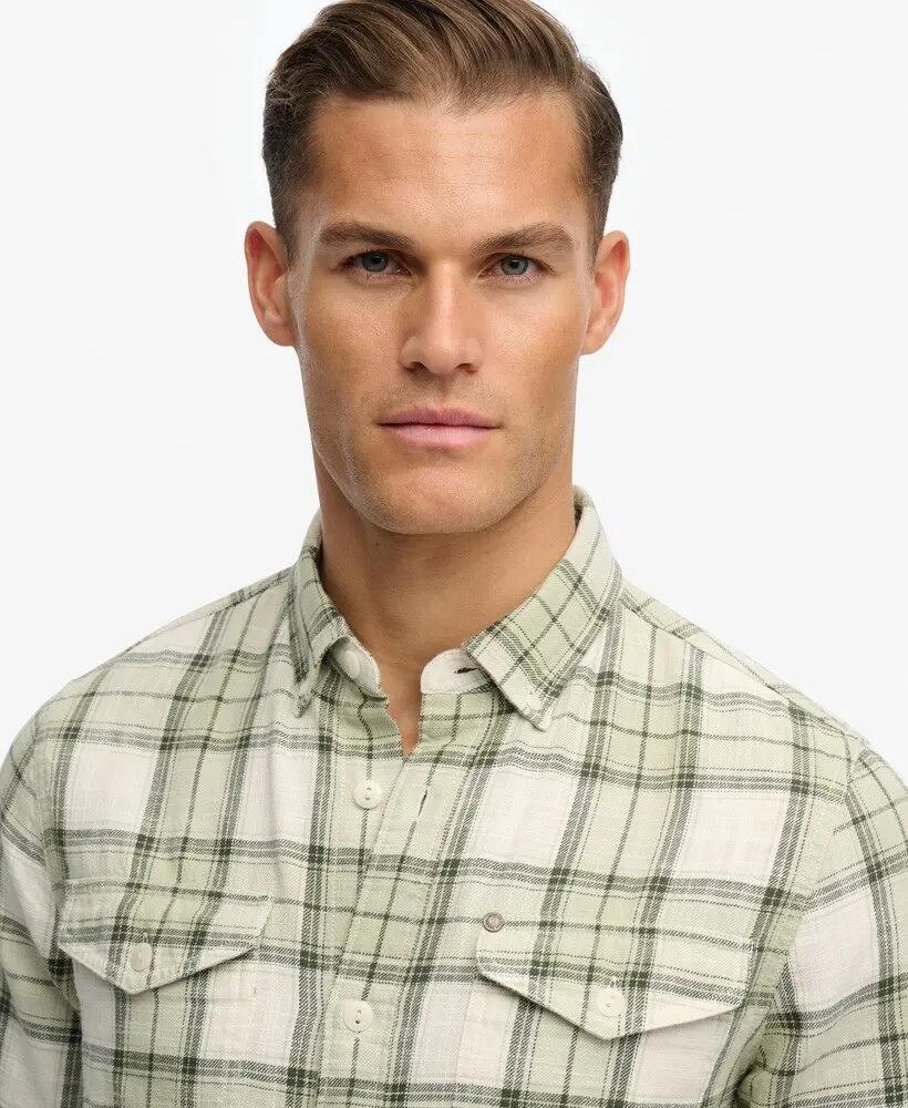 superdry Hemd The Merchant Store - Lite Check aus Bio-Baumwolle 4/6