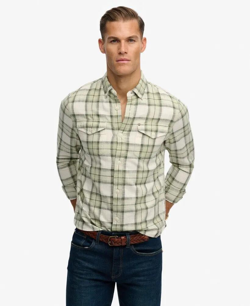 superdry Hemd The Merchant Store - Lite Check aus Bio-Baumwolle 2/6