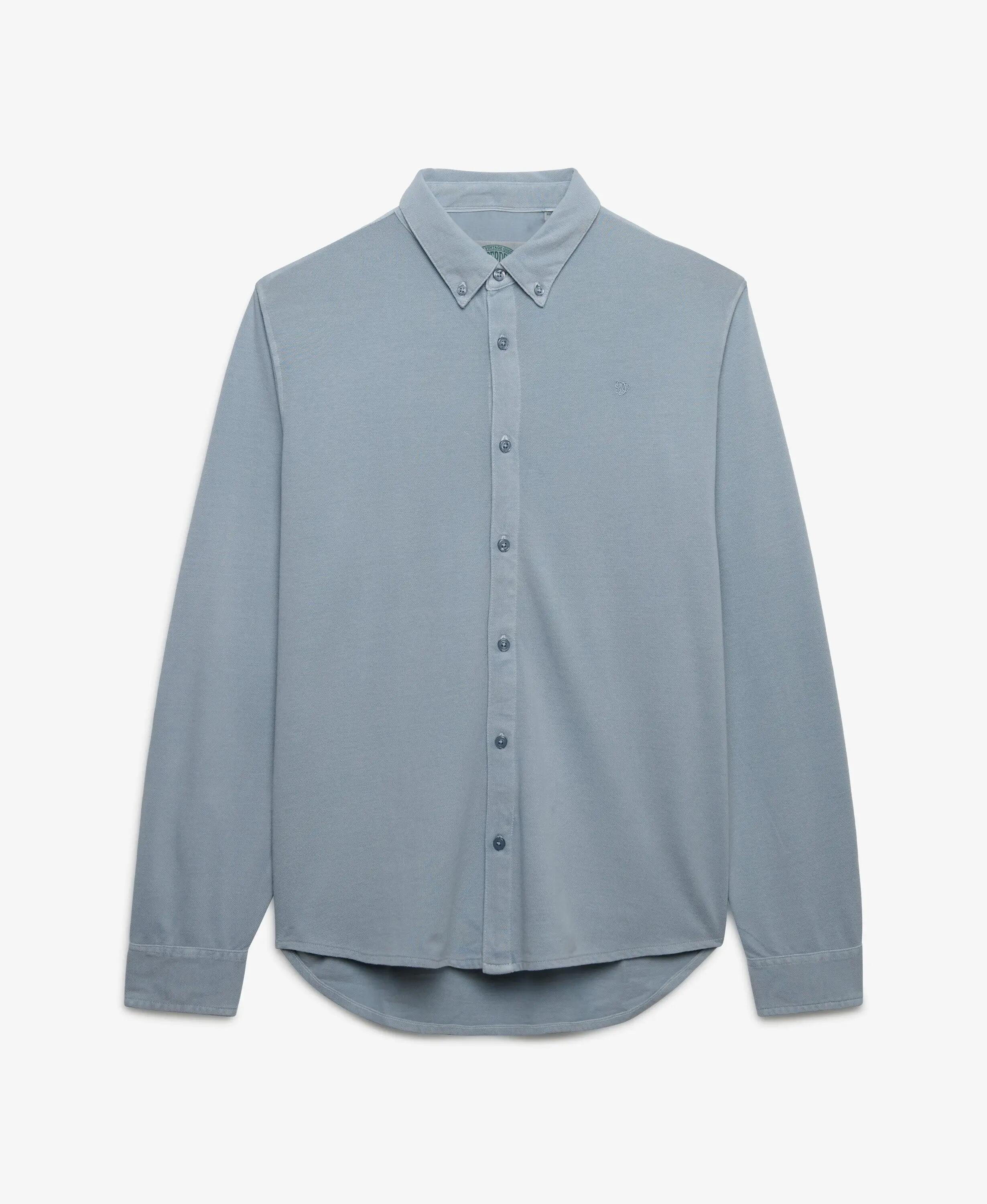 superdry Camicia Vintage Destroy Pique manica lunga 7/7