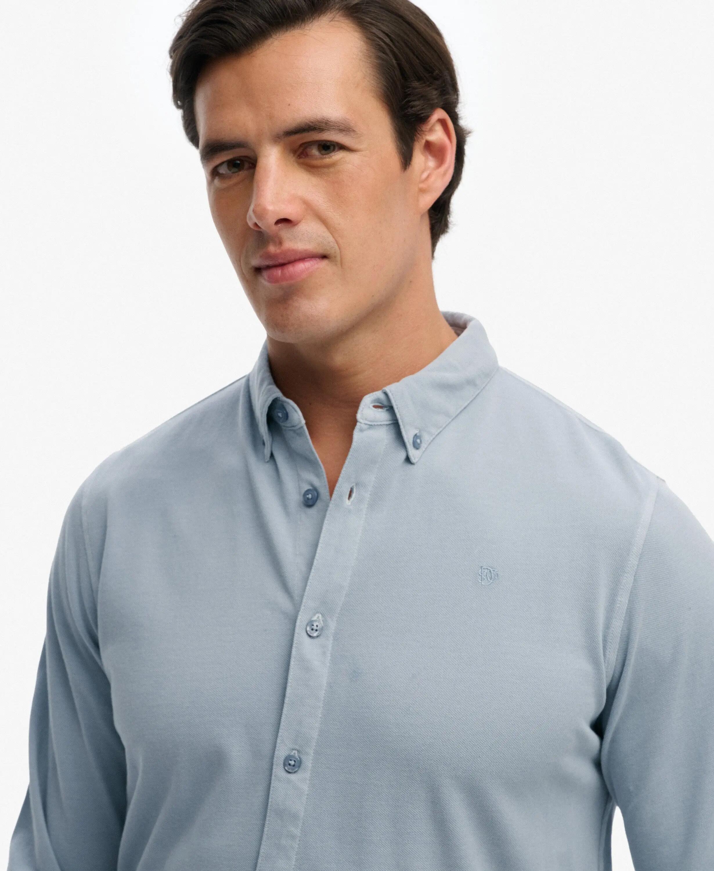 superdry Camicia Vintage Destroy Pique manica lunga 4/7