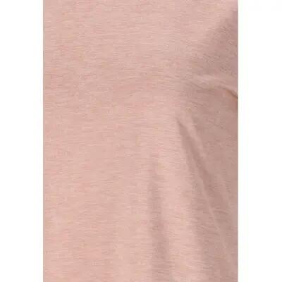 endurance T-shirt Alvaly W Melange S/S – Violet Ice, 90% polyester 3/4