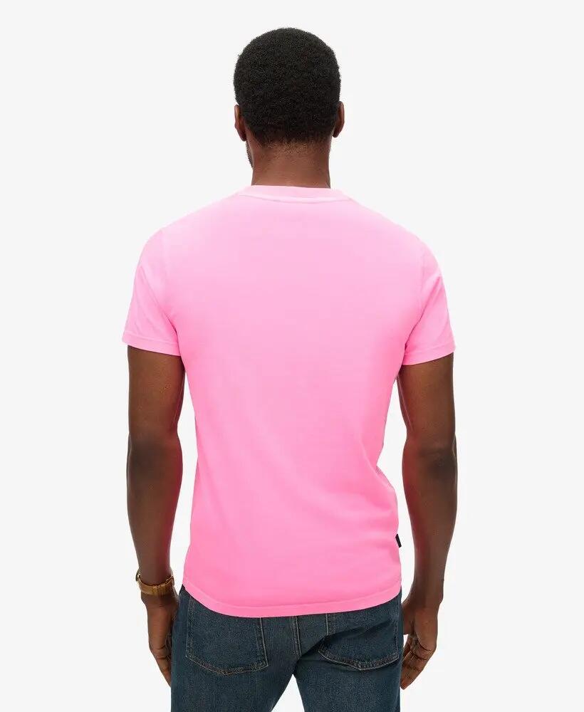 superdry Camiseta Essential Logo bordado neón de algodón 4/7