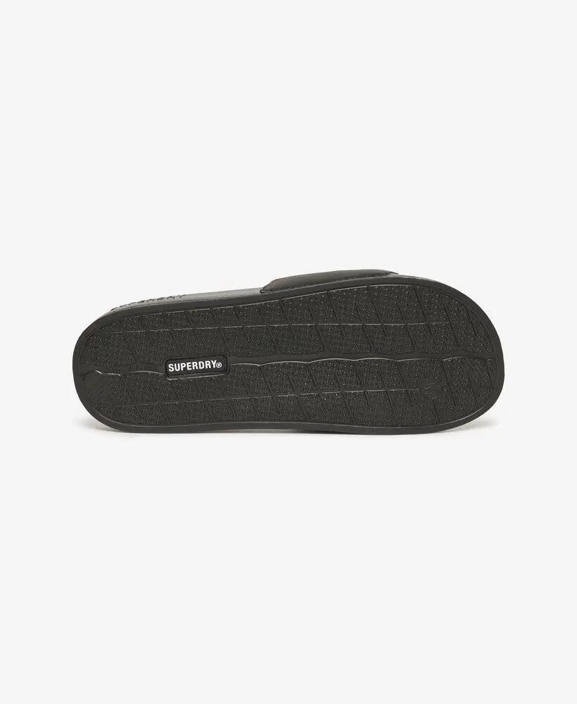 superdry Core Vegan Pool Slide preto/branco – chinelo vegan 7/7
