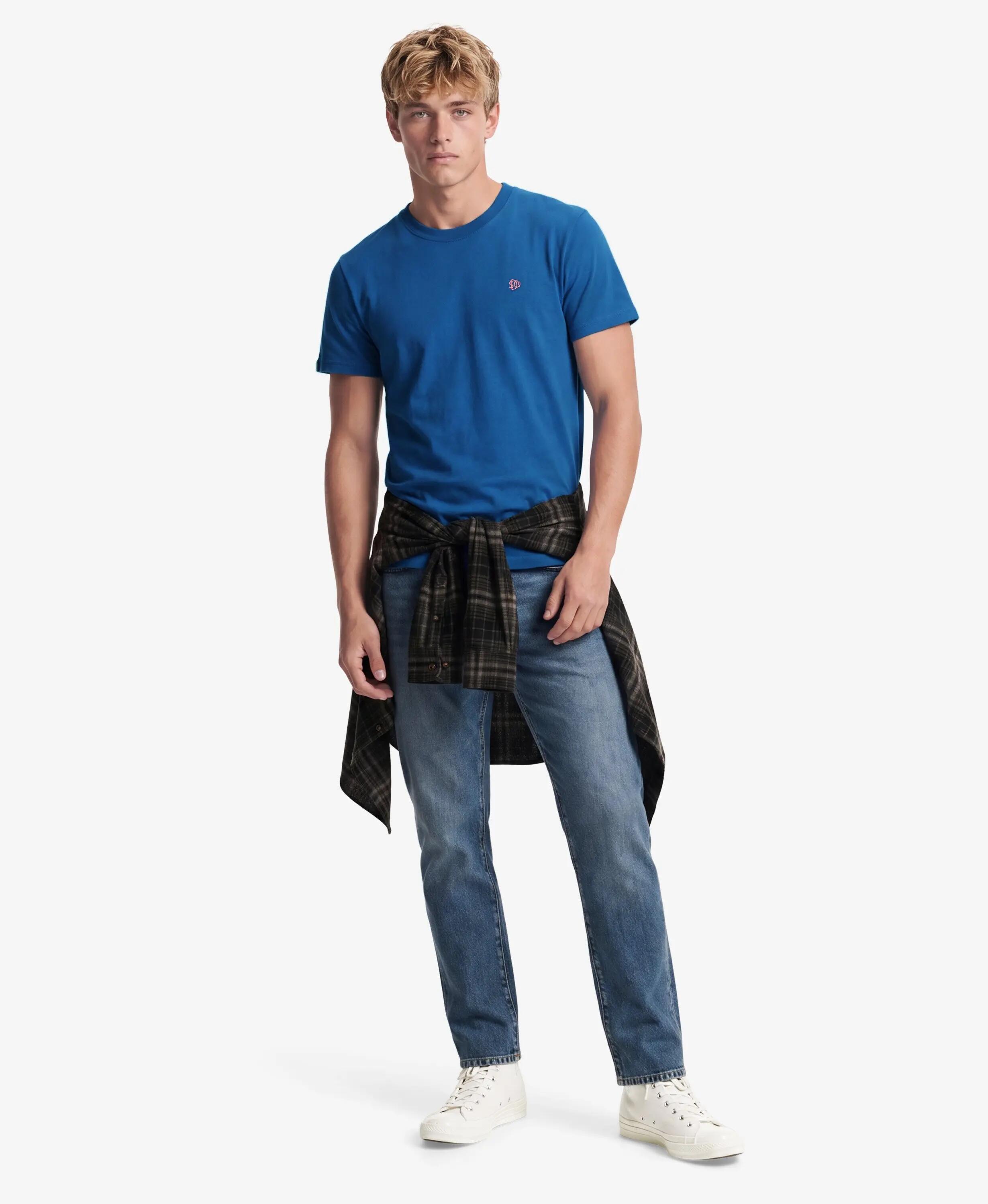 superdry T-shirt SD&Co bordada em algodão biológico - slim fit – Monaco 3/7