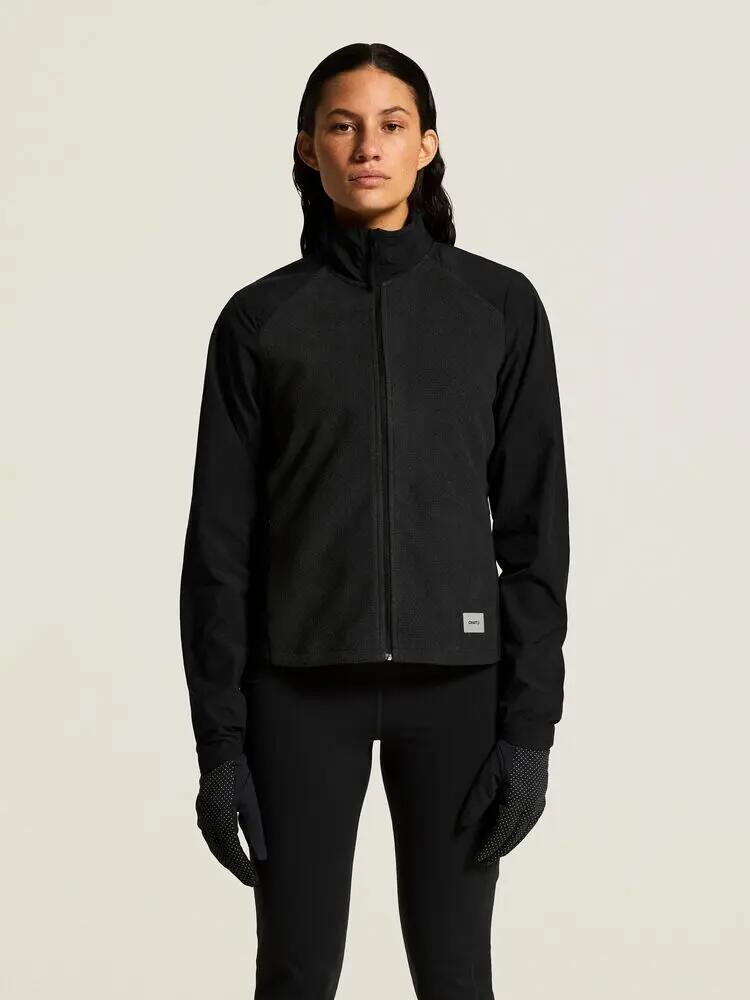 craft Fleece Jersey Jacket W – Casaco de corrida quente com proteção contra 6/7