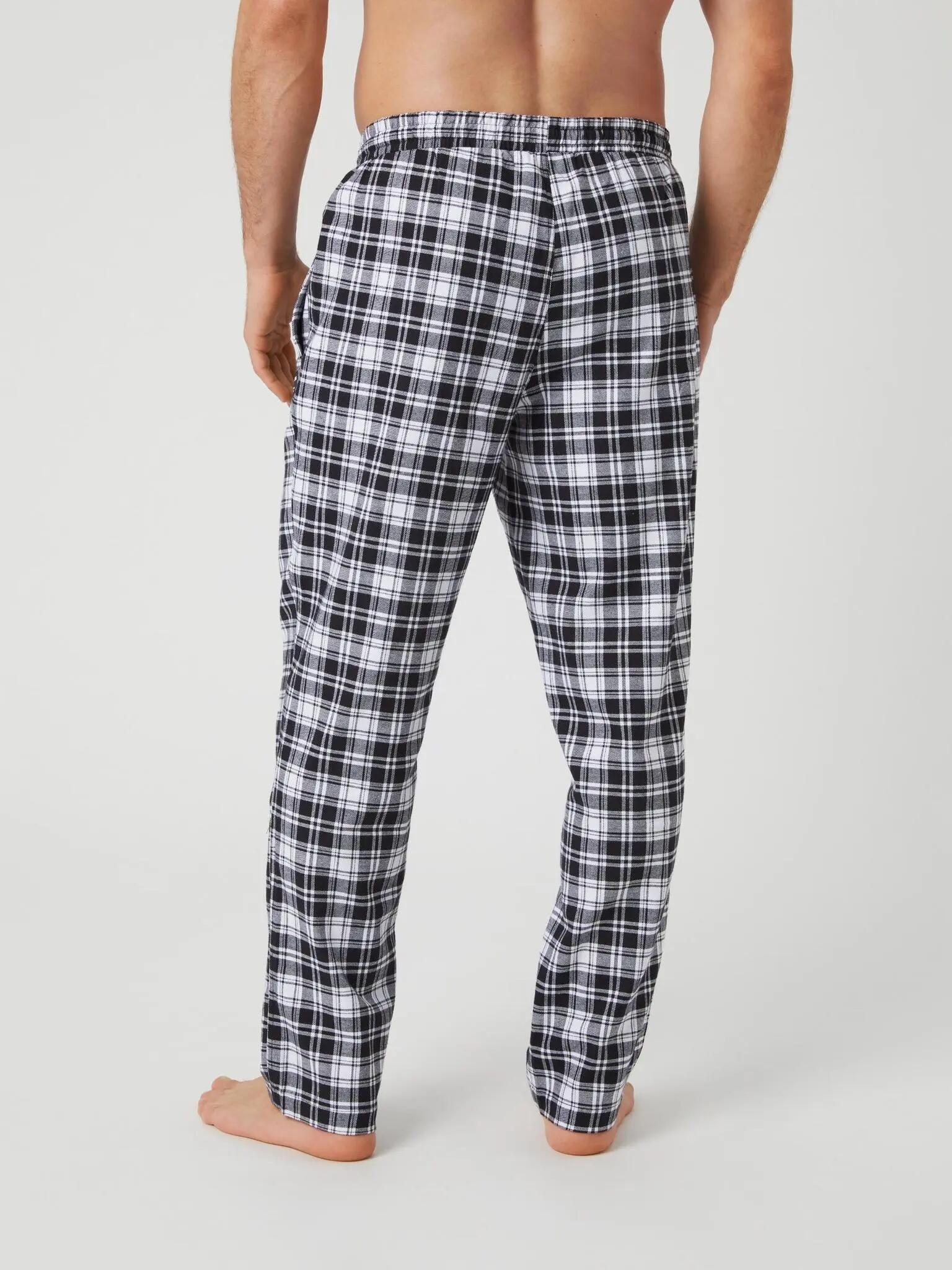 bjorn_borg CORE FLANNEL PYJAMA PANTS w BB DUO CHECK 1 2/4