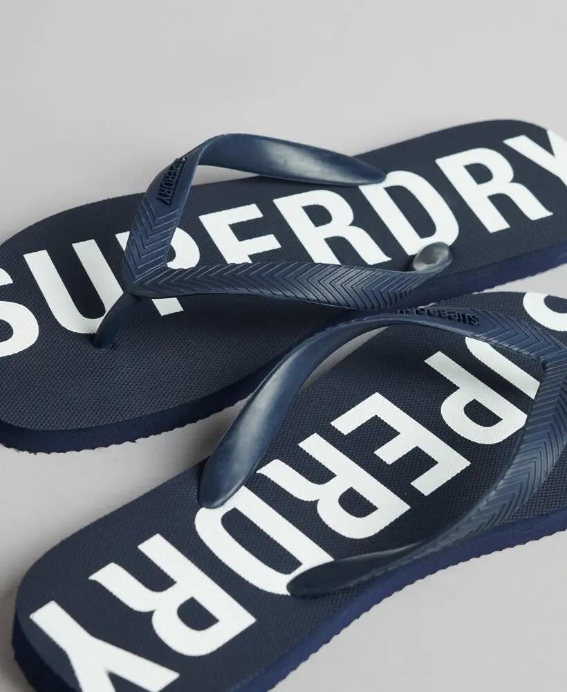 superdry Code Core Sport Flip Flops – Eclipse Marineblau/Optic 2/3