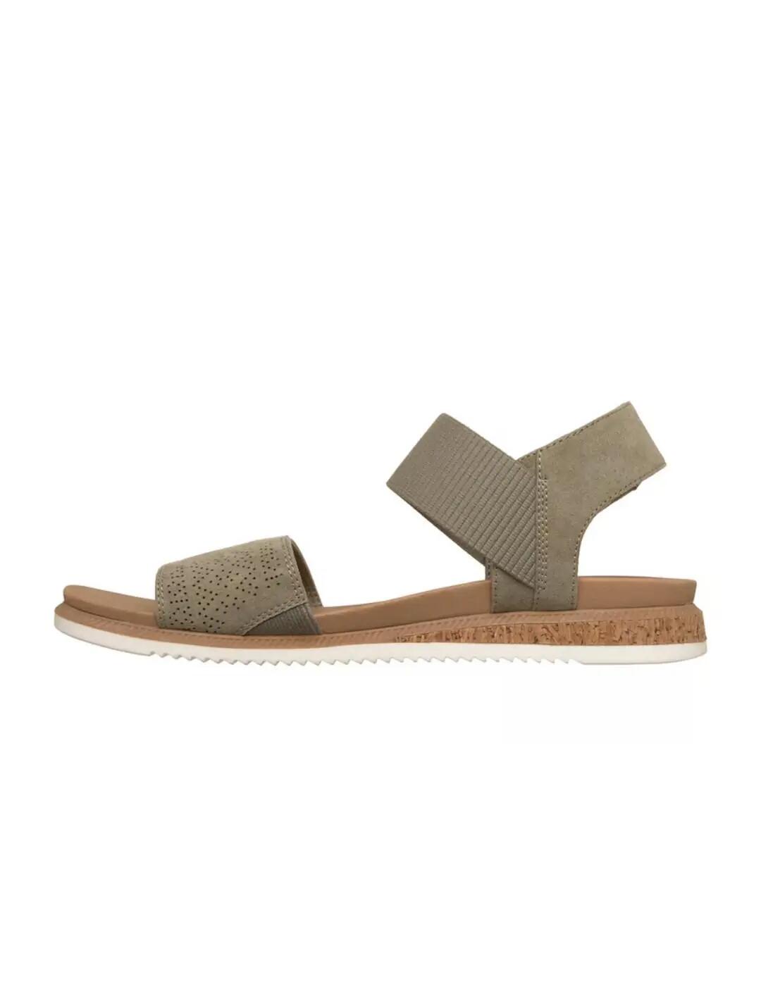 Sandalias para Mujer Skechers Desert kiss low Verde 2/5
