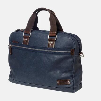 sebago Canvas Messenger Bag - NAVY, One Size