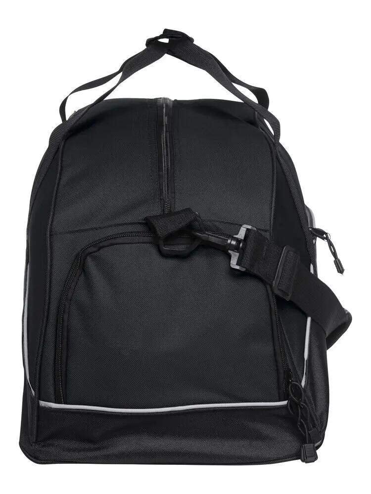 clique Sportbag – schwarze Sporttasche 600D Polyester mit PVC-Beschichtung 4/4