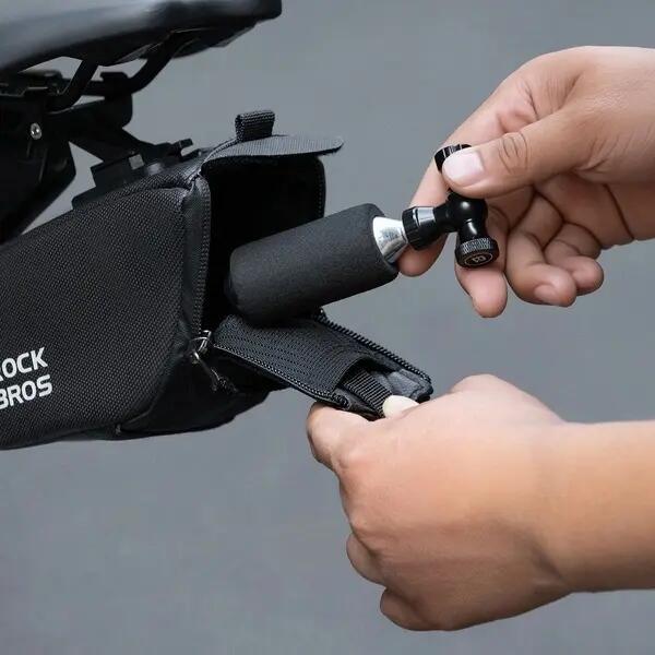 Mini gonfleur CO₂ en aluminium compatible Presta et Schrader ROCKBROS 6/6