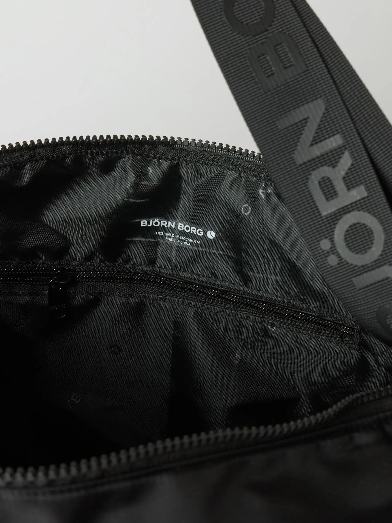 bjorn_borg BORG CLASSIC SHOULDER BAG 12L in poliestere riciclato - BLACK BEAUTY 3/3
