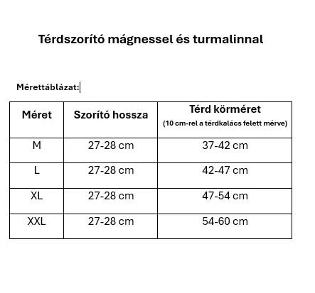 Térdszorító mágnessel és turmalinnal 3/3