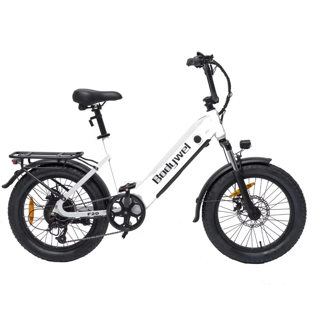 Е-велосипед Bodywel F20 48V 15Ah, 20x3", Shimano 7 скорости, ниска рамка
