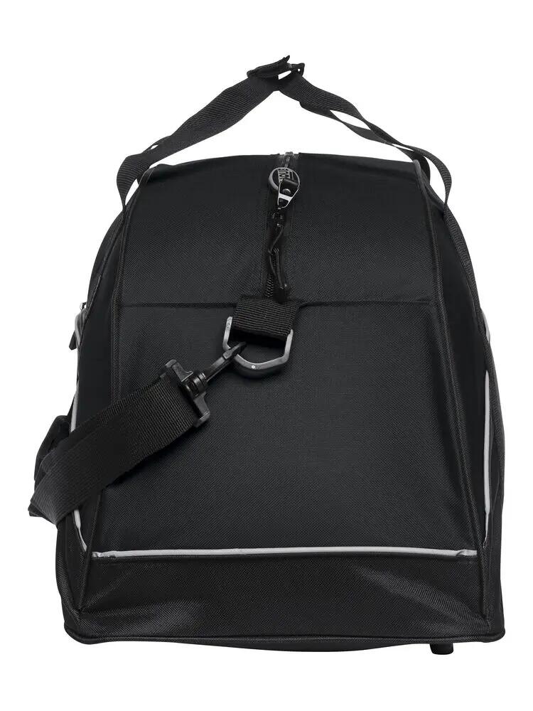 clique Sportbag – schwarze Sporttasche 600D Polyester mit PVC-Beschichtung 2/4