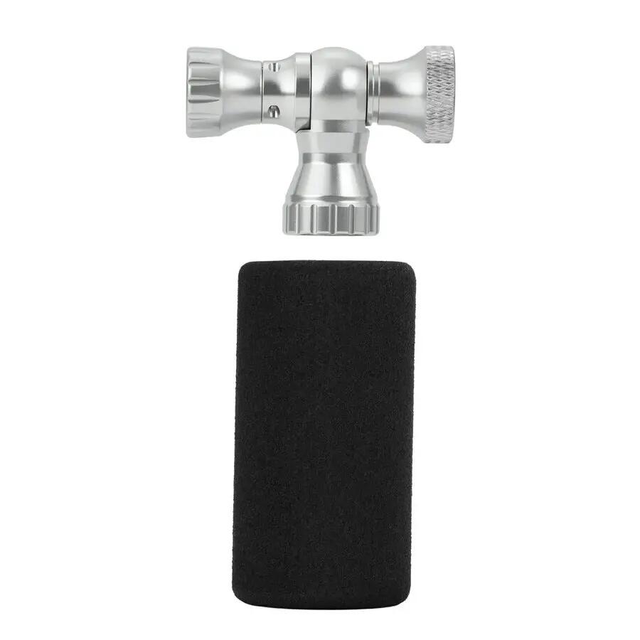 Adaptador de inflação CO₂ em alumínio para válvulas Presta e Schrader ROCKBROS 2/2