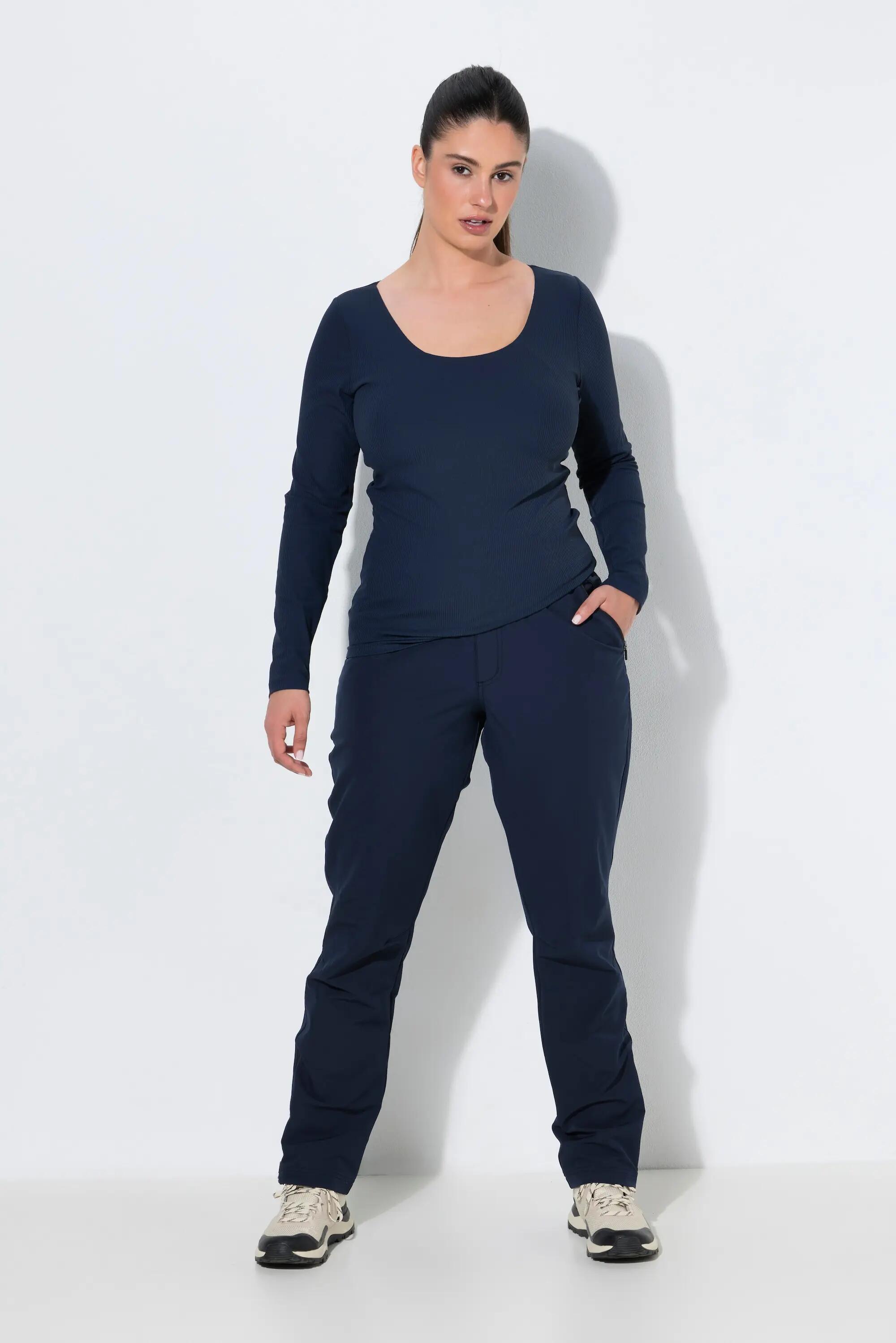 Dames Wandelbroek extra licht elastische tailleband ritszakken 7/7
