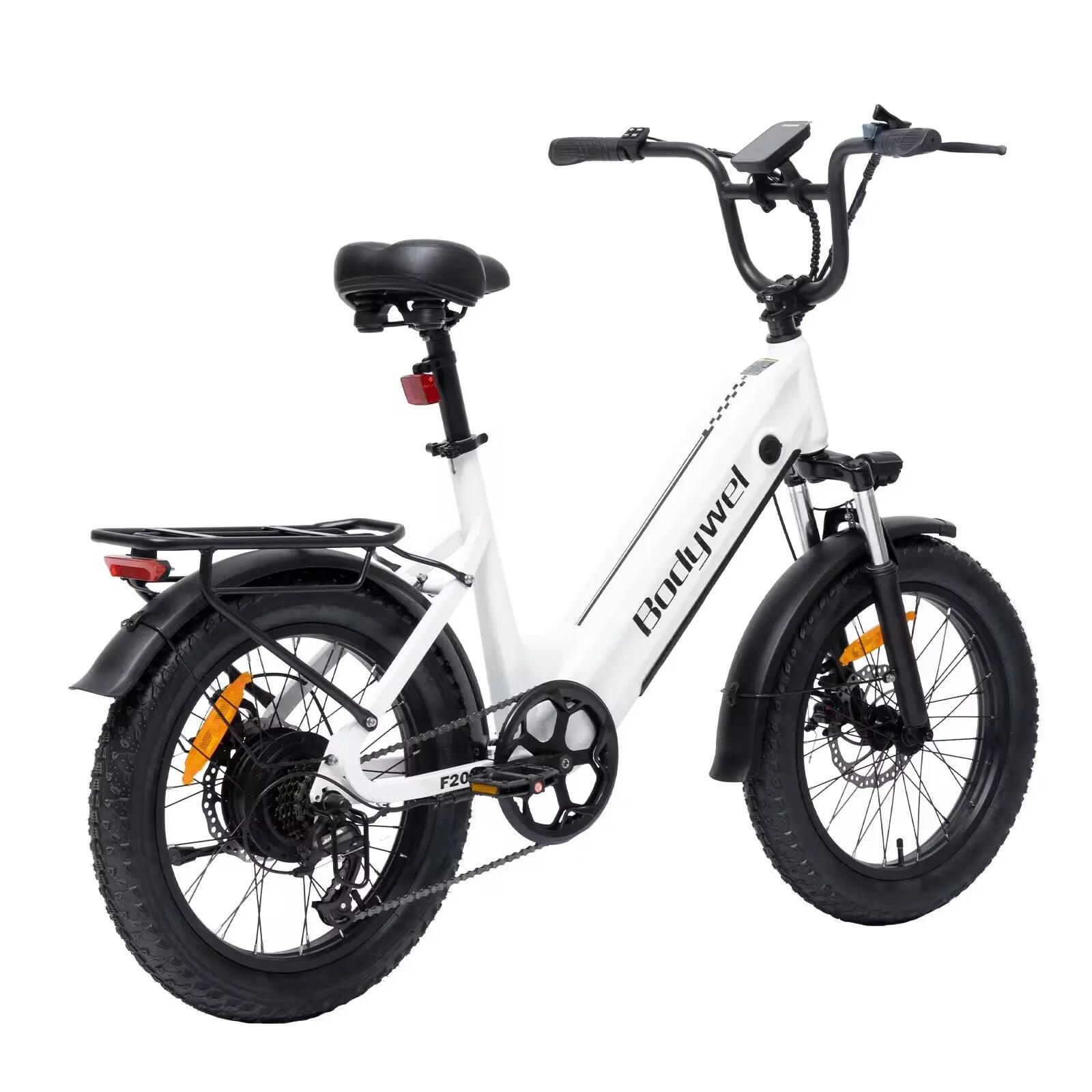 Bicicleta Eléctrica F20 48V 15Ah 90km Fat 20x3 Shimano 7 Cuadro Abierto 4/6