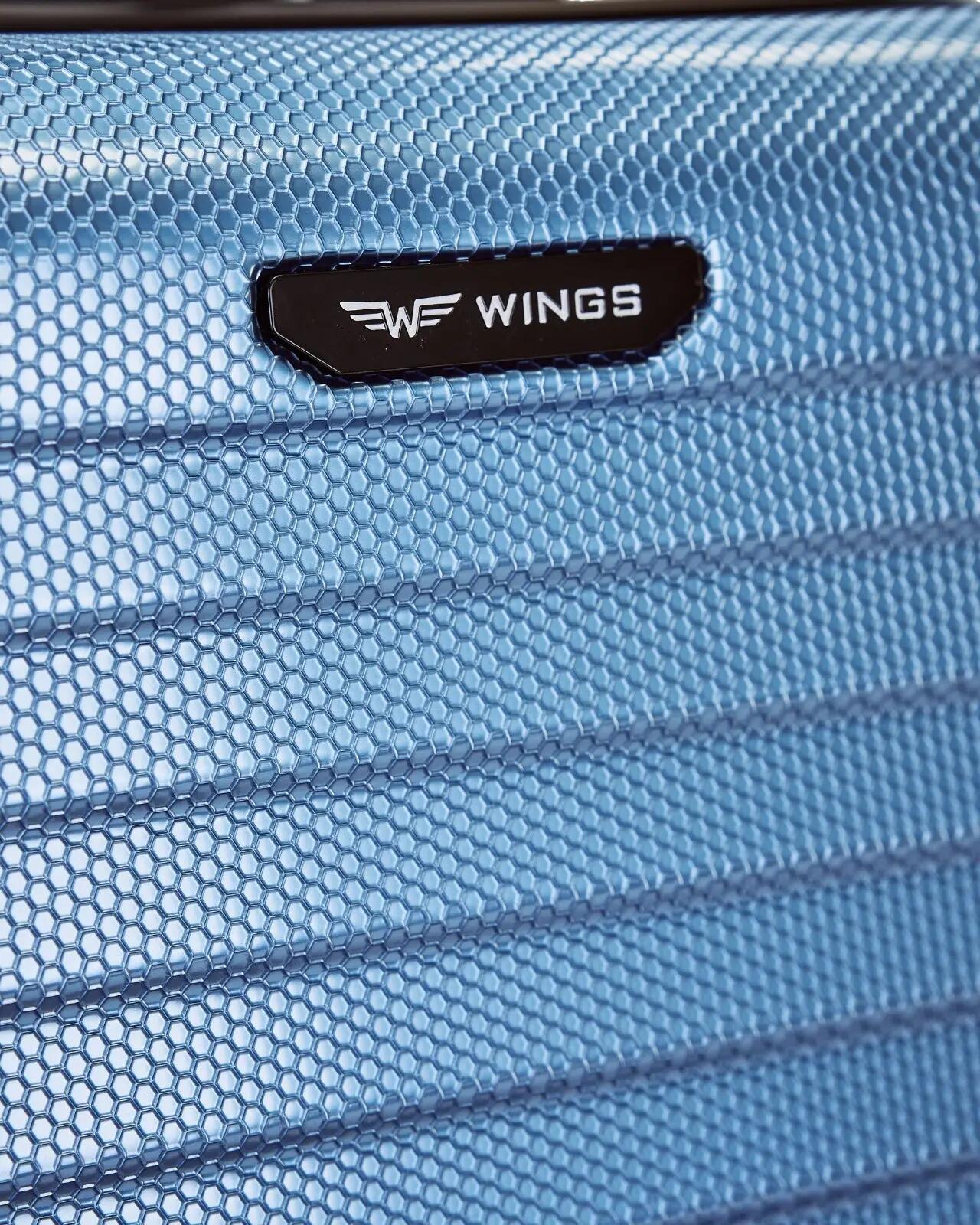 Set van 3 Wings PC Sea Eagle 2.0 SILVER BLUE koffers 10/10